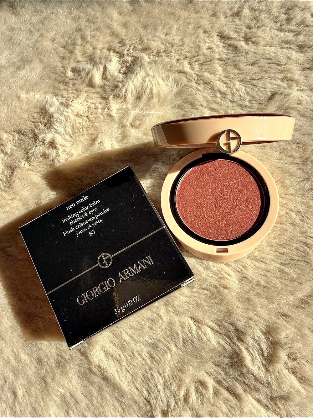 Giorgio Armani Neo Nude Melting Color Balm Cheek & Eyes - Color 60 Brown NWB